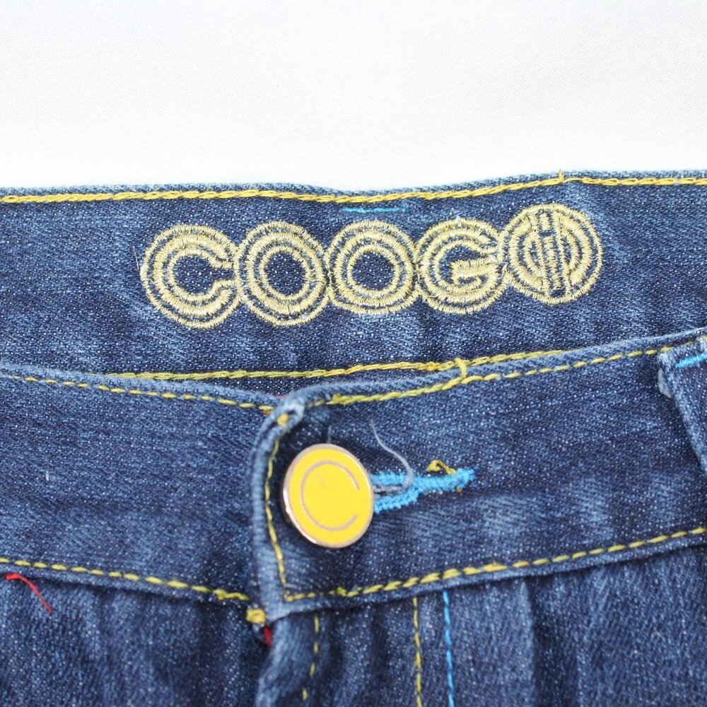 Vintage Coogi Mens 36 X 30 Golden Eagle Wings Embroidered Denim Jeans Streetwear - Picture 12 of 16